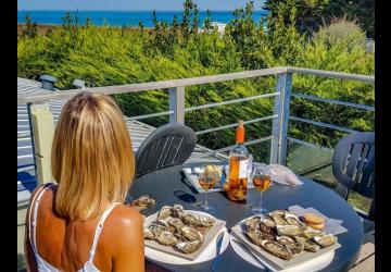 Terrasse vue mer du Sabi-Grand Large